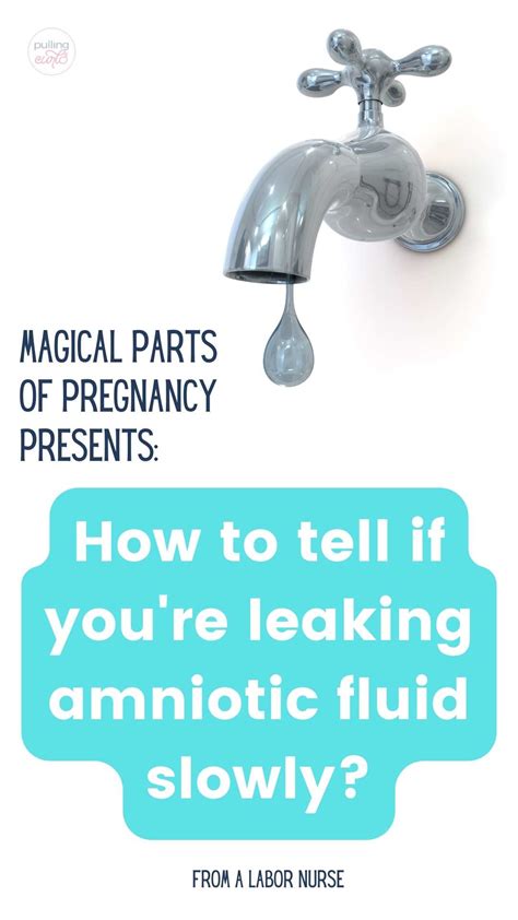 leaking amniotic fluid symptoms|Water Breaking: What Are the Signs of Leaking。